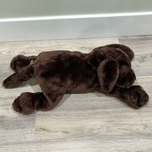 Folkmanis Chocolate Lab Puppy Dog Plush Full Body Puppet 18" Brown